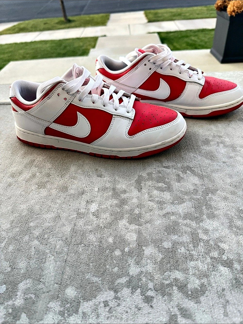 Nike Dunk Low Retro University Red Women's Red & White Sneakers US 10.5